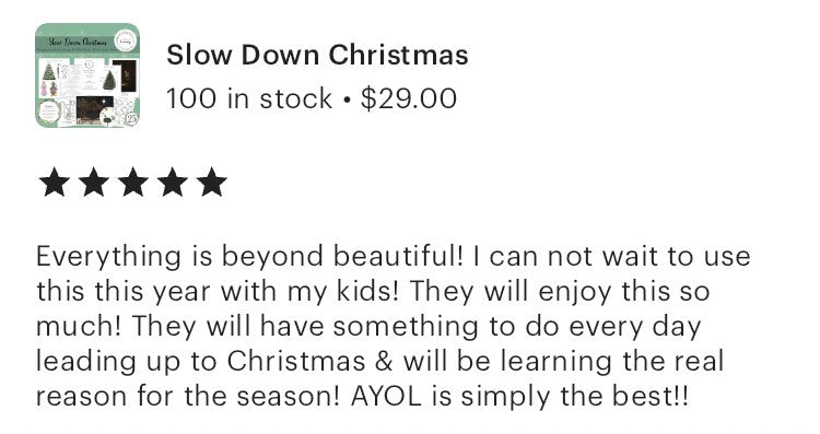 Slow Down Christmas
