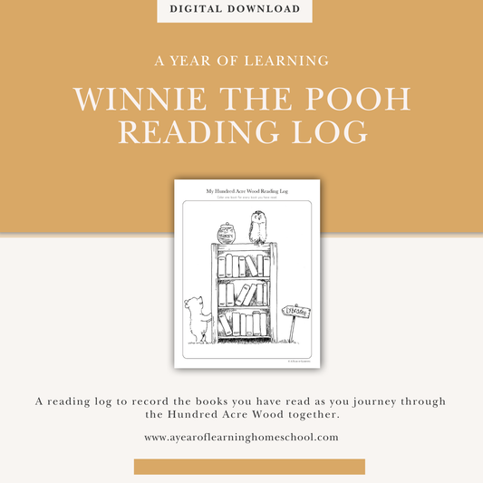 Winnie the Pooh Reading Log