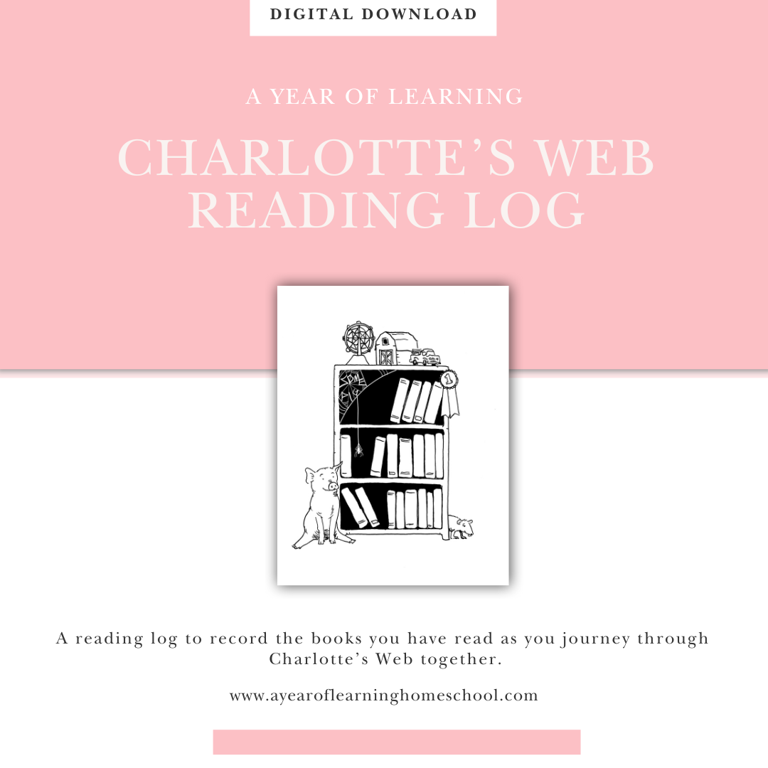 Charlotte's Web Reading Log – A Year of Learning